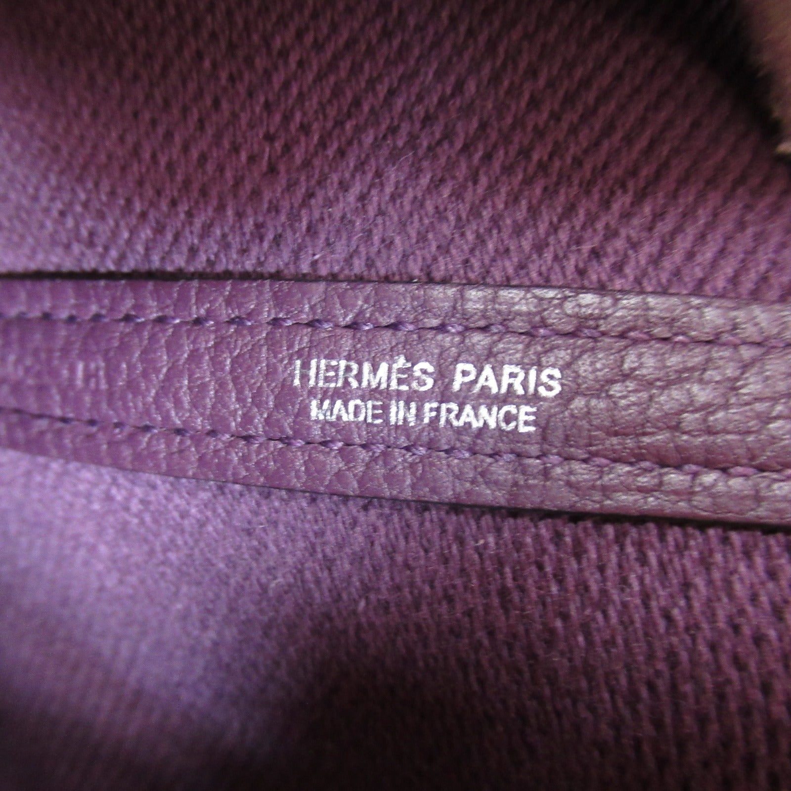 Hermes Hermes Garden Party PM Cassis Tote Bag  Bag Leather Fabric Negonda Towerash  Pearl Casey