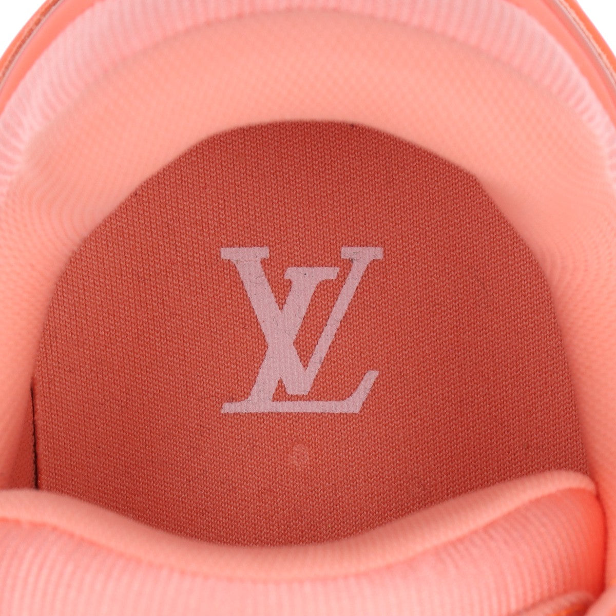 Louis Vuitton LV Trainer Line 20 Years Suede x Fabric Sneakers UK6 1/2 Mens Orange GO1210 Monogram LV Logo   Bag