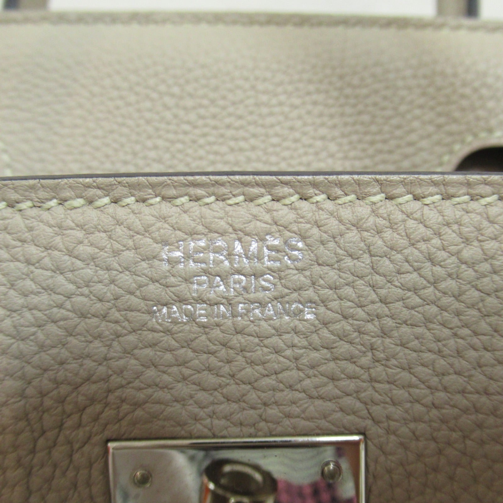Hermes Birkin 30 Gritourtier Handbag Handbag TOGO LADY GREY 030335CK