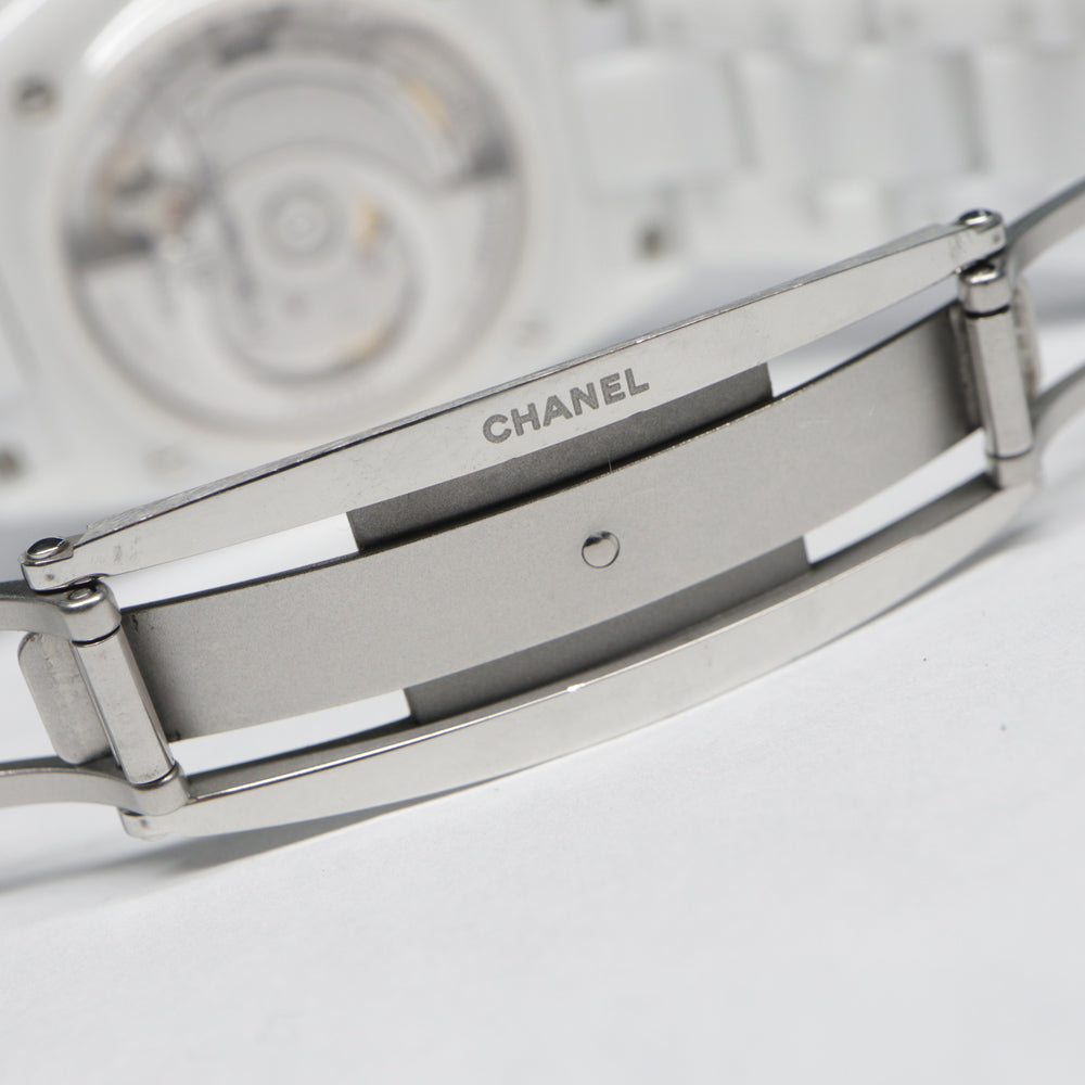 Chanel Mademoiselle J12 Lapauza 38MM H7481 Ceramic White Automatic Volume Unisex Watch