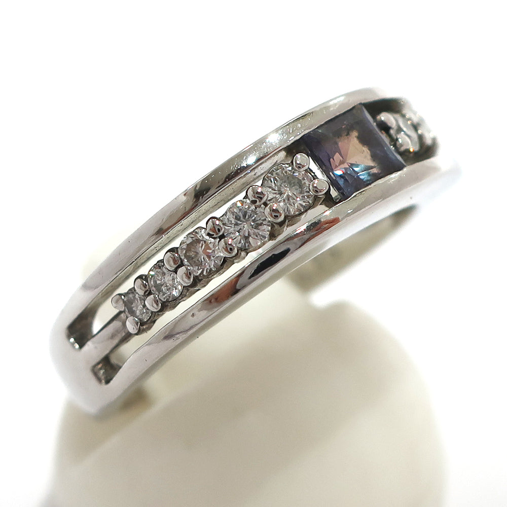 【Jewellery】 Ring Pt900 Platinum Alexandrite Diamond . 12 Jewelry Design   【Finished】