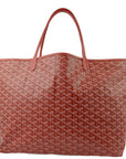 Goyard Red St. Louis GM Tote Handbag