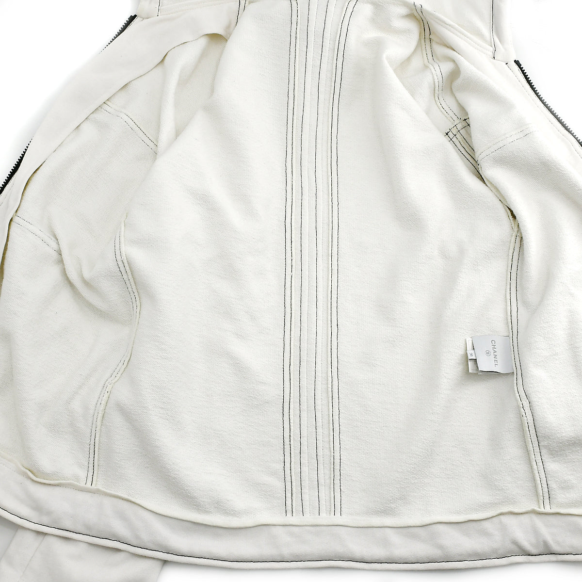 Chanel 2007 spring Sports line zip-up hooded jacket 