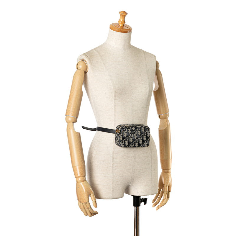 Dior Oblique Mini Waist Bag Body Bag Pouch 2WAY Naïve Beige Canvas Leather  Dior