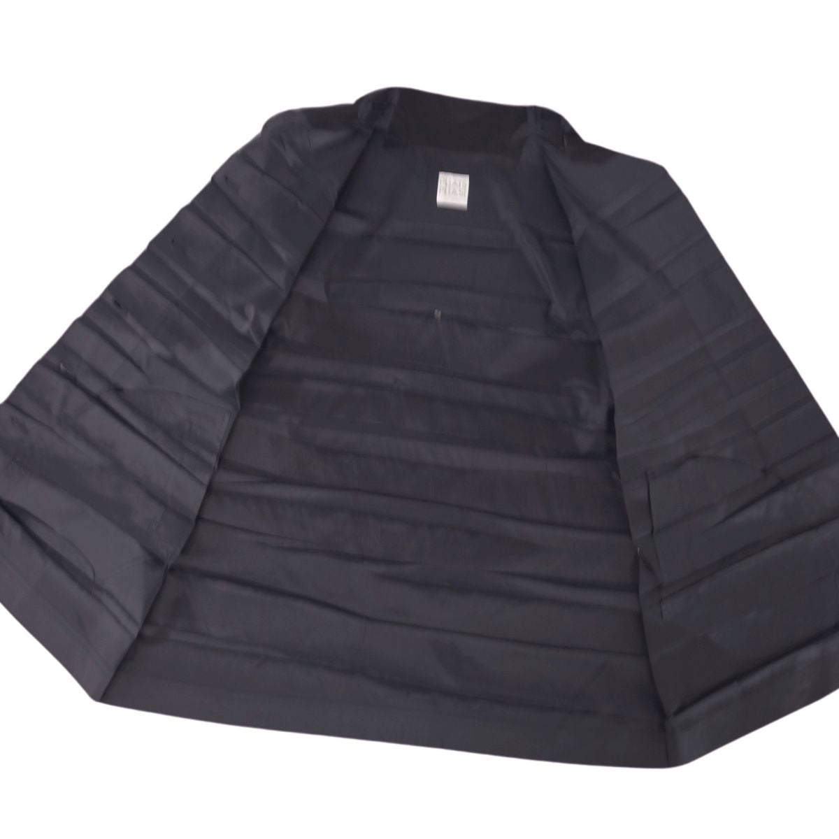 Issey Miyake Pleated Jacket Border Prize Out  3 (L equivalent) Black/Gr