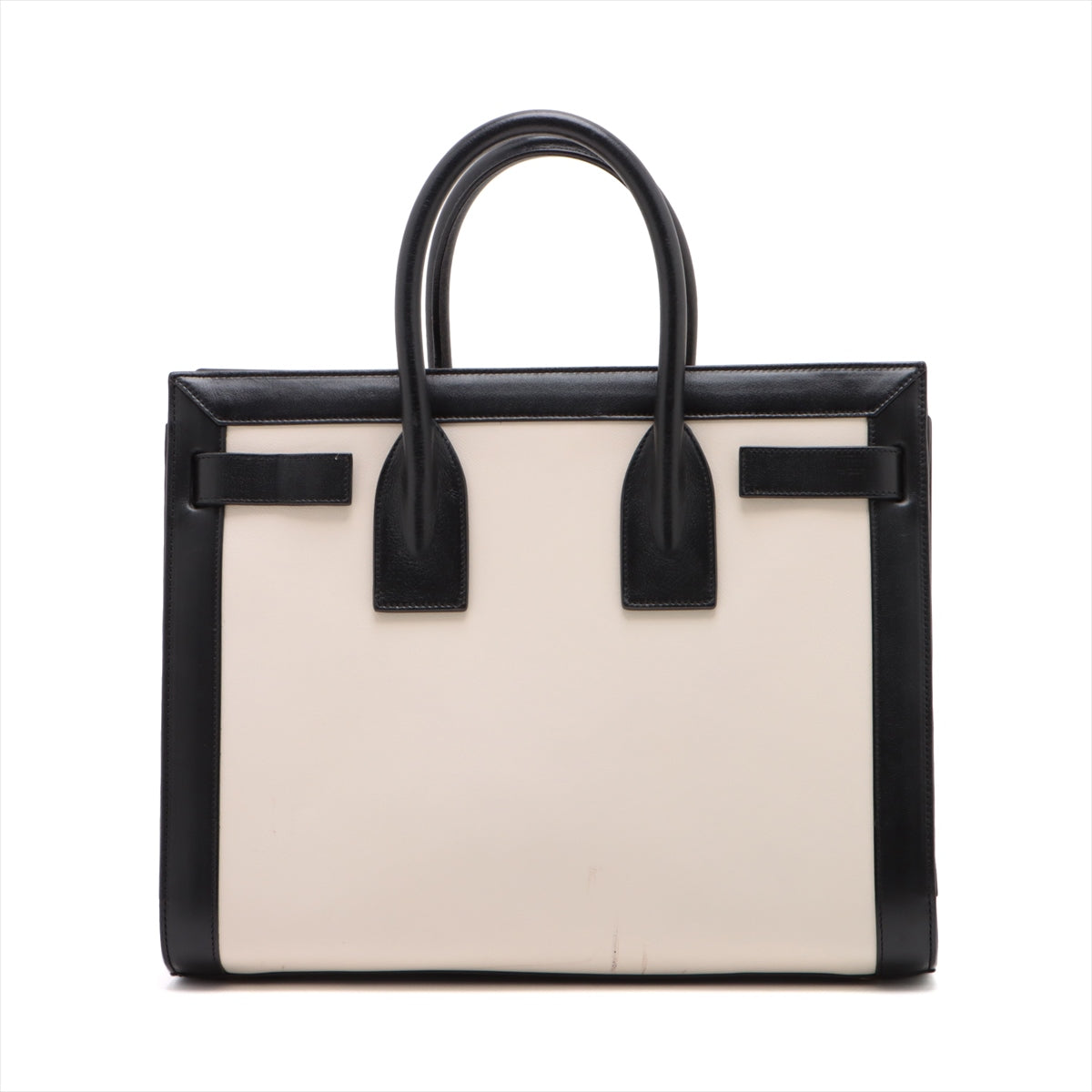 Saint Laurent  Sac de Jules 2WAY Handbag Black x White 355153