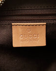 Gucci GG canvas handbag 101333 Brown canvas leather ladies Gucci