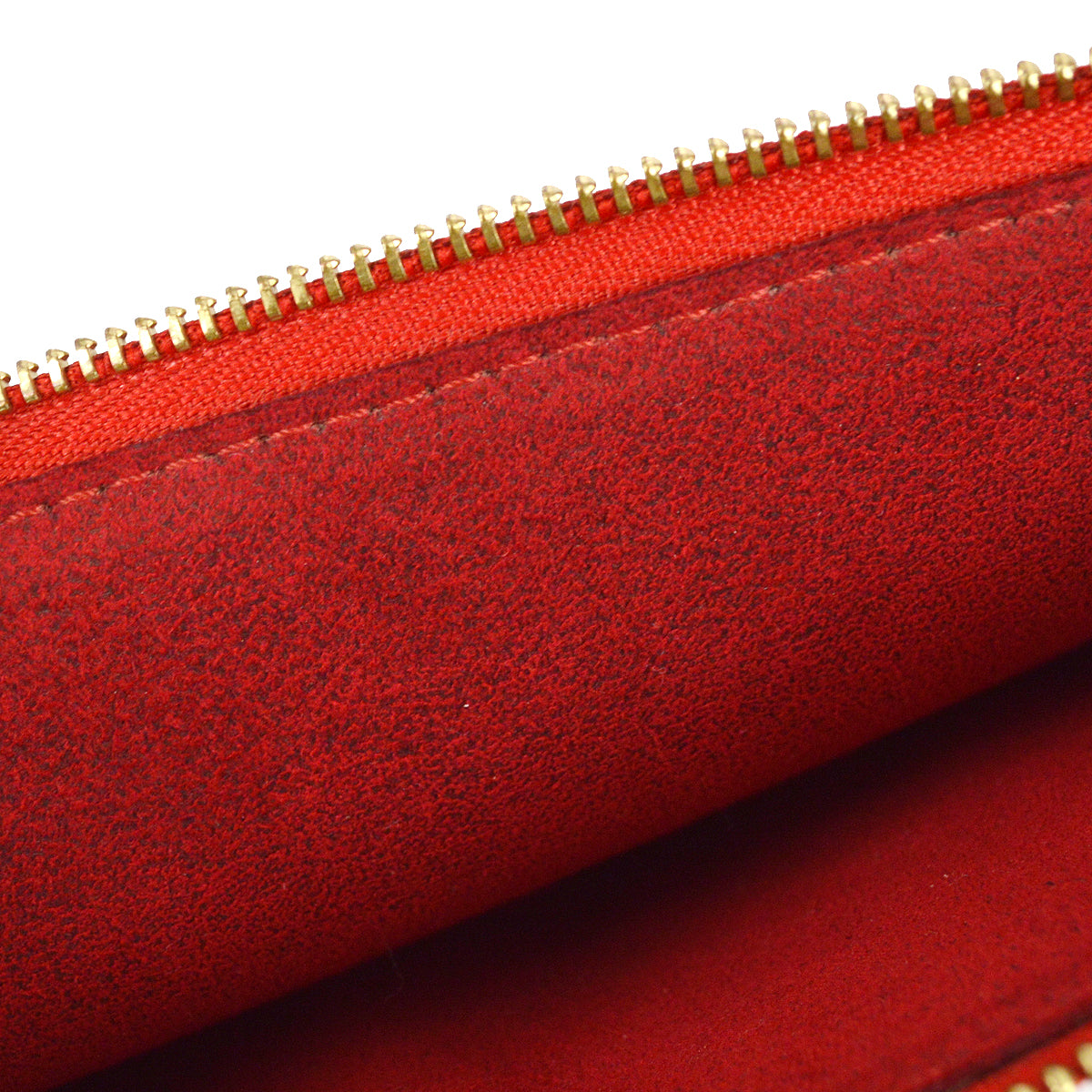 Louis Vuitton 2002 Red Epi Pochette Accessoires Handbag M52947