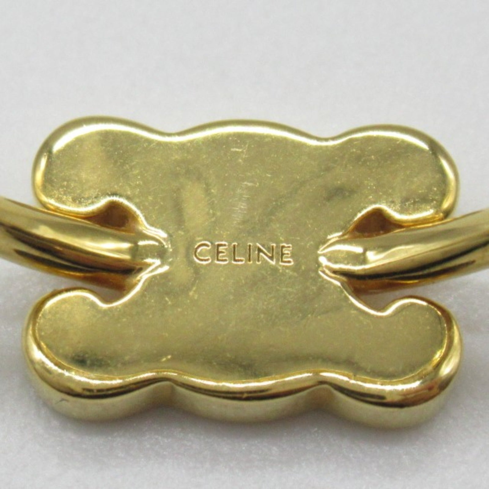Seline Celine Triumphsmoor Ring Ring Ring Jewelry GP (Gen )  Gold  460MZ6BCZ.35OR
