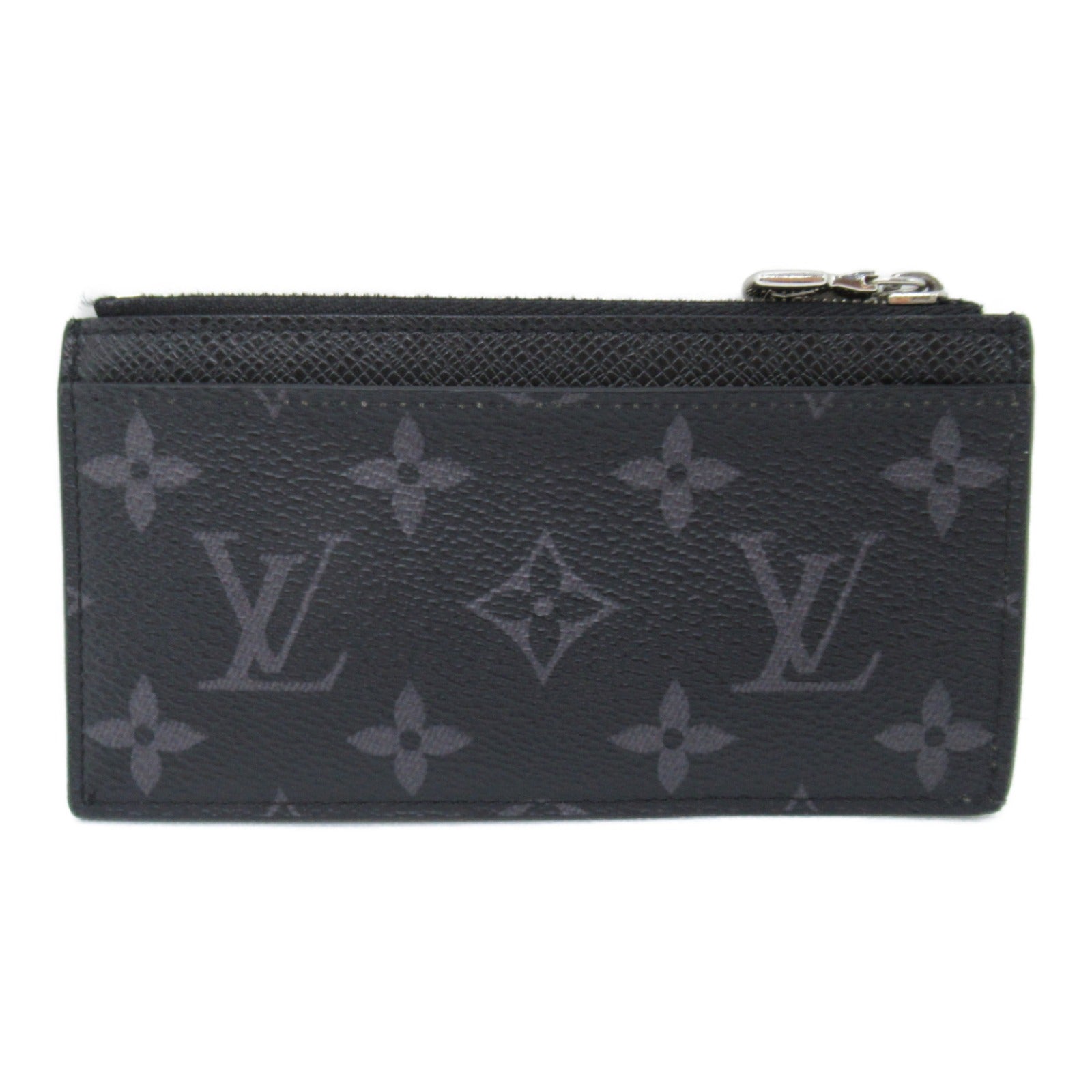 Louis Vuitton Louis Vuitton Coin Card Her Coin Case Wallet Leather PVC Coated Canvas  Men Black M30271