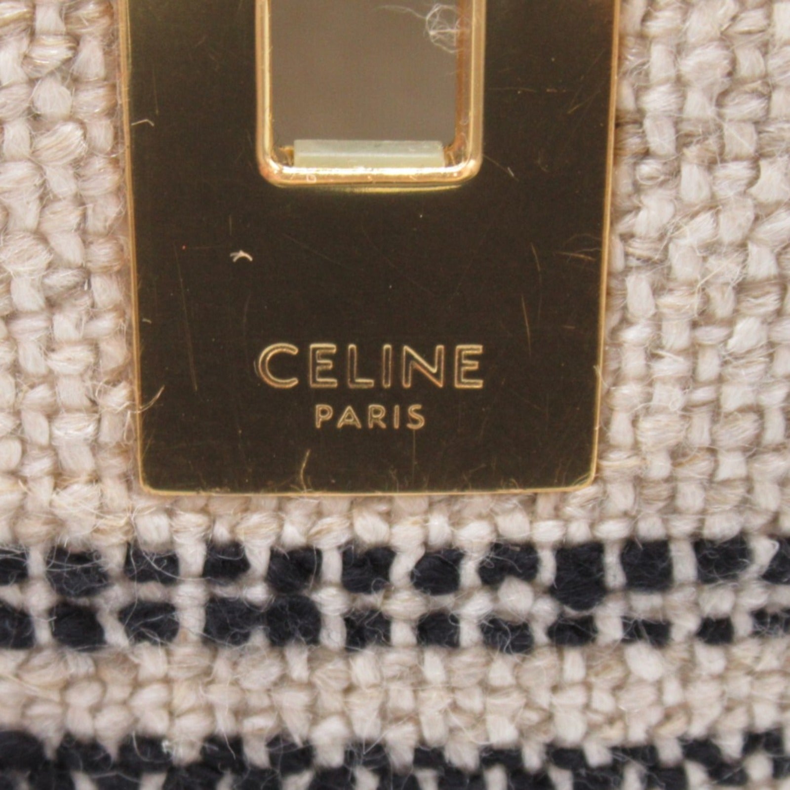 Celine Celine Shoulder Bag Bag Cotton  White  197572ERF01WB