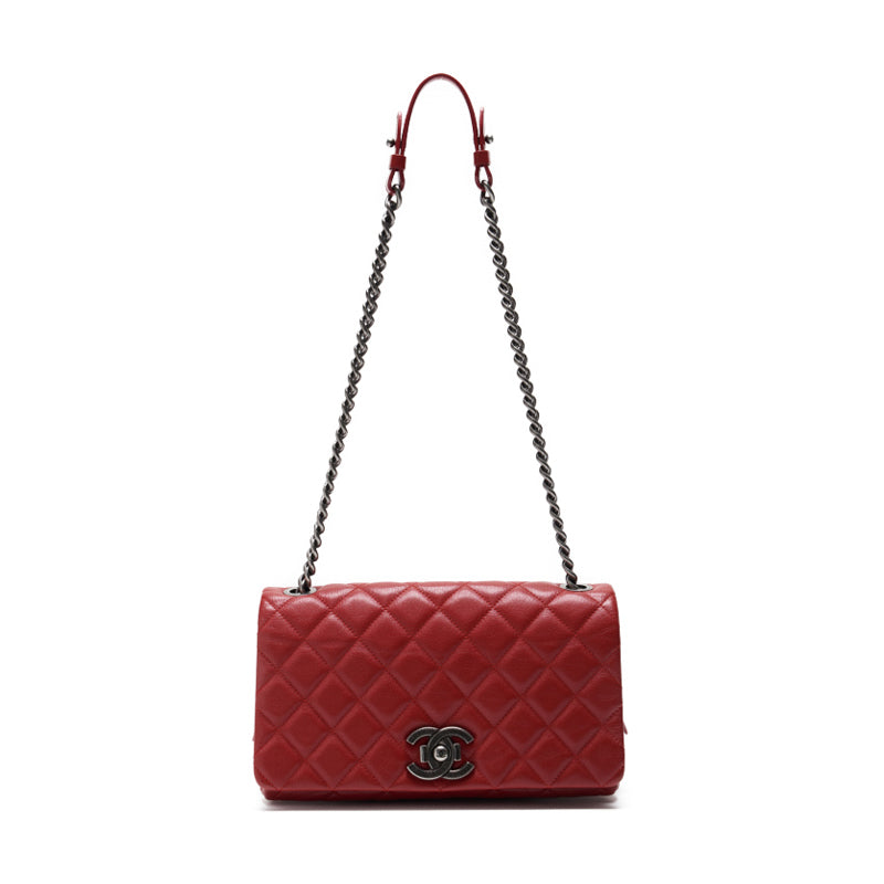 Chanel Matrasse Full Flap Chain Shoulder Caviar S Red (Silver G) Shoulder Bag  Shoulder Bag Ladies Shoulder Bag Hybrid 【 Ship】 Dutch Shark Online