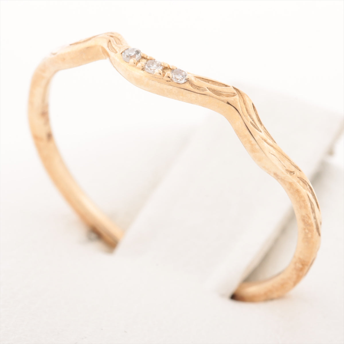 Agat Diamond Ring K10 (YG) 1.0g 0.01