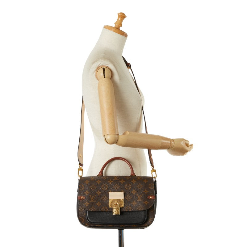 Louis Vuitton Monogram Vocal Handbag 2WAY M44354 Brown Noir PVC Leather  Louis Vuitton