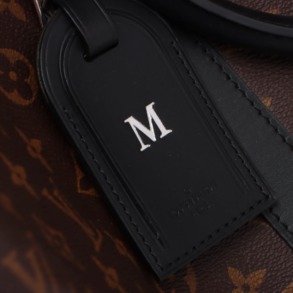 Louis Vuitton Monogram Makassar Keepall Bandouliere 55 M56714 Name Initial Entered