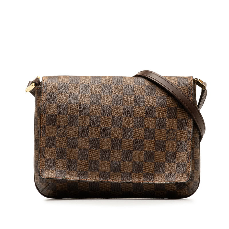 Louis Vuitton Damier Musette Tango Short  Shoulder Bag N51255 Brown PVC Leather  Louis Vuitton