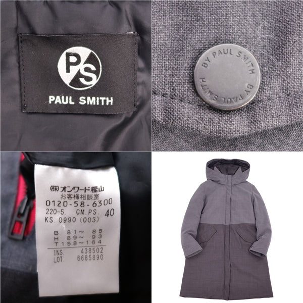 Paul Smith PS Paul Smith Coat Longcoat Downcoat Wool Out  40 (M equivalent) Gr