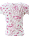 Christian Dior Spring 2005 John Galliano trotter blossom cotton T-shirt 