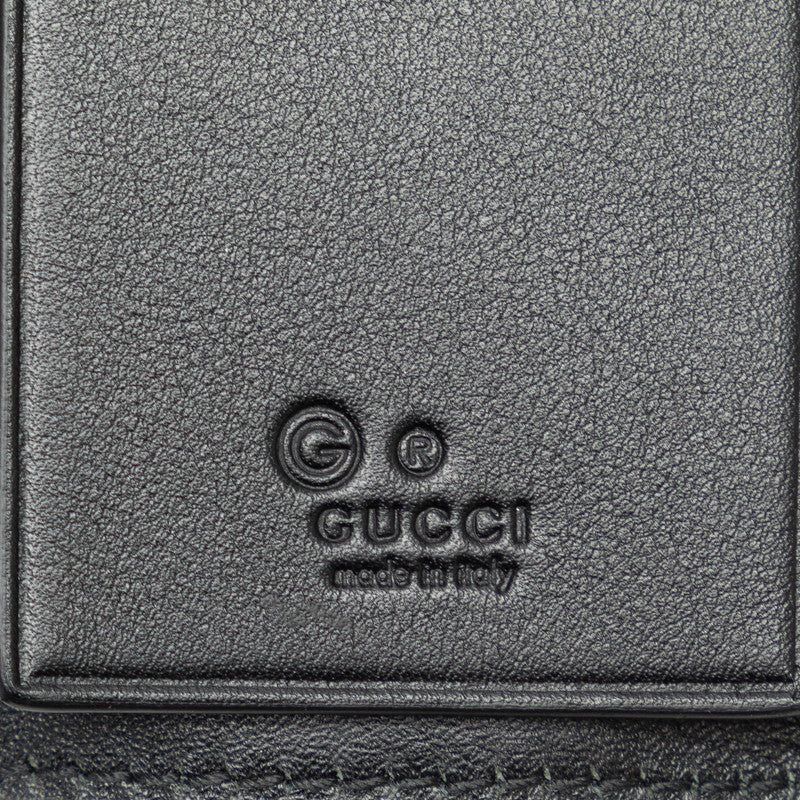 Gucci MicroGG Keycase 150402 Black Leather Men Gucci Gucci