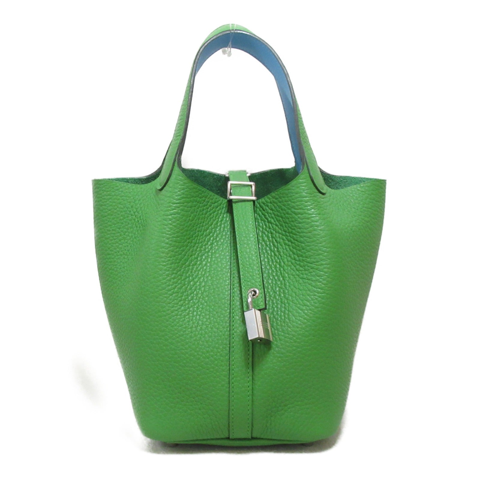 Hermes Picotin Lock Pm Tote Bag Green Clemence