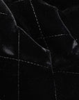Chanel Matrases Circle Handbag Black White Leather  Chanel