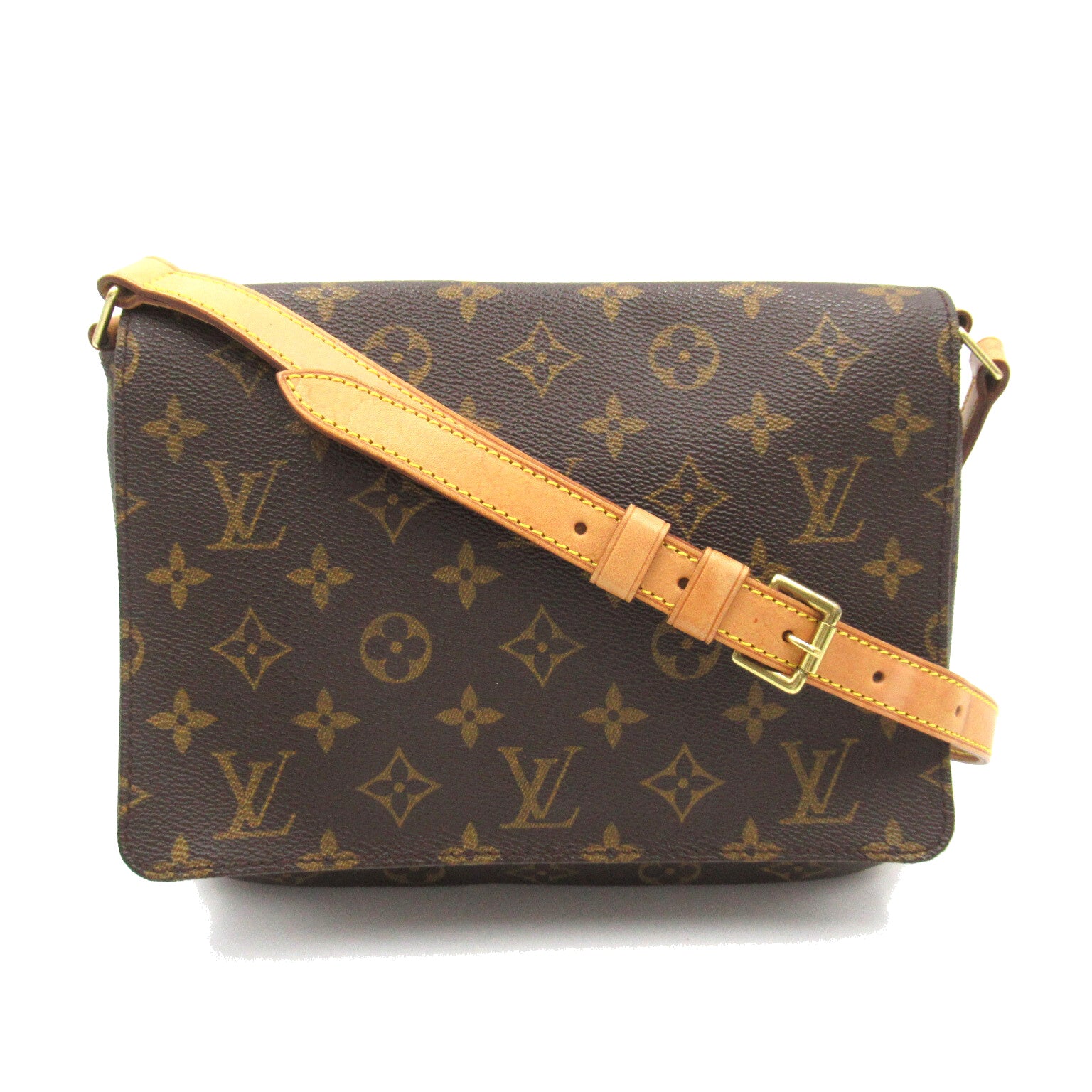 Louis Vuitton Musette Tango Short Shoulder Bag Shoulder Bag PVC Coated Canvas Monogram  Brown M51257