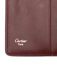Cartier Musterline Keycase Wine Red Bordeaux Leather  Cartier