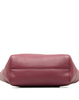 Gucci Swing Tote Handbag Shoulder Bag 368827 Pink Leather Women's