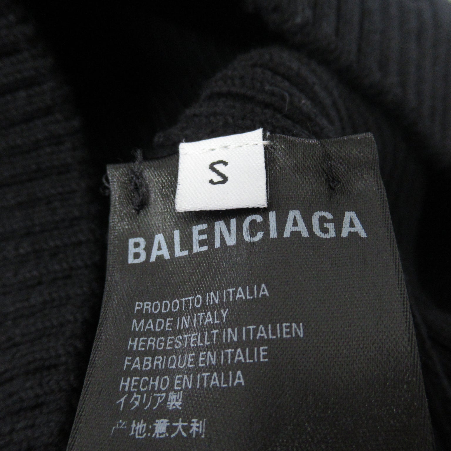 BALENCIAGA Buttons Design s  Tops Cotton  Black 626136T3185