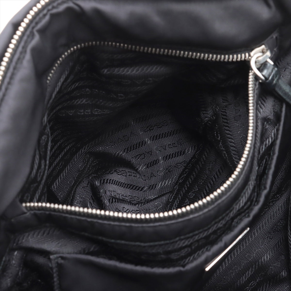 Prada  Nylon x Leather 2WAY Handbag Black