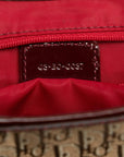 Dior Trotter One-Shoulder Bag Brown Wine Red Canvas Emmeline  Dior