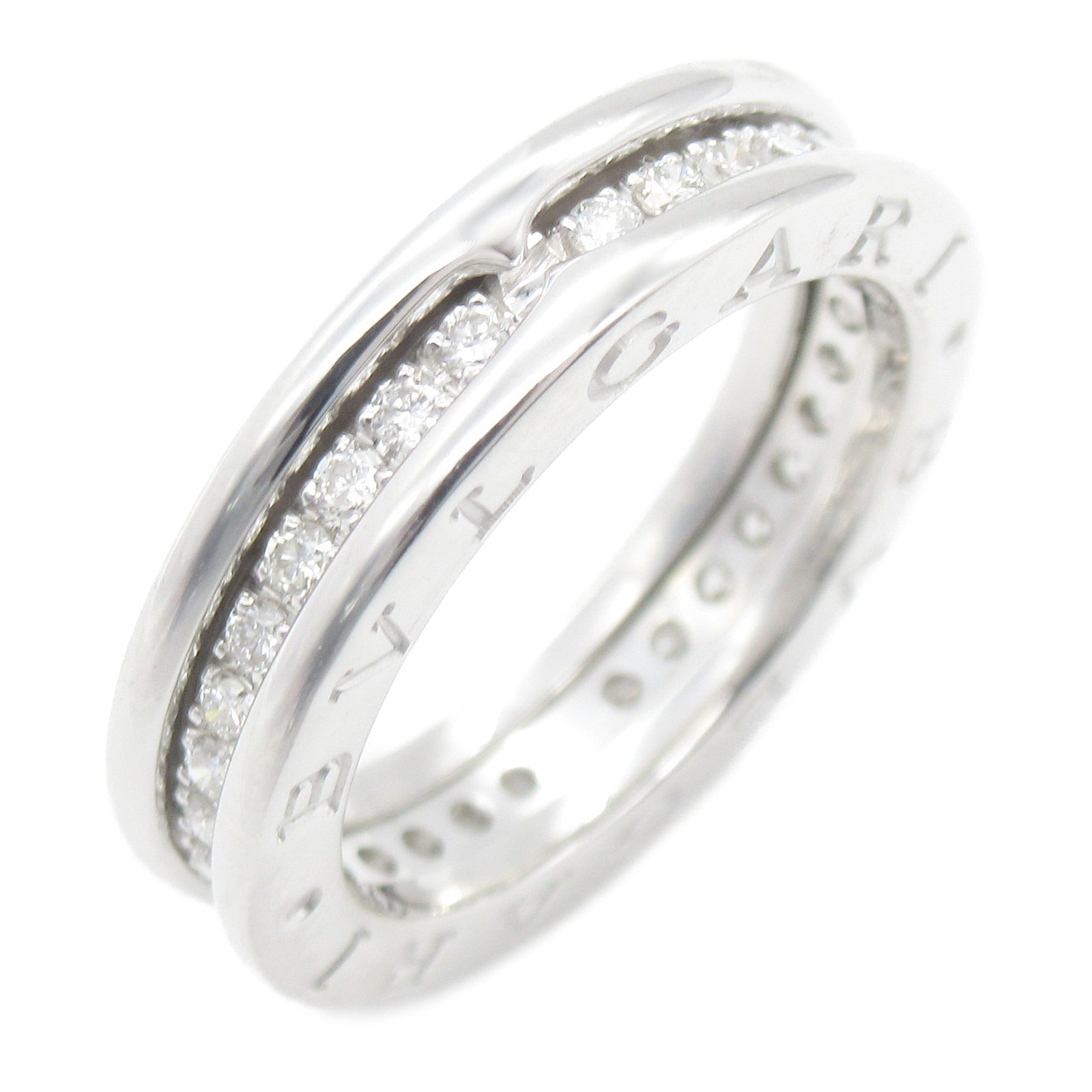 Bulgari BVLGARI B-zero1 Beezero One Ring Full Diamond Ring Ring Jewelry K18WG (White G) Diamond   Clearance