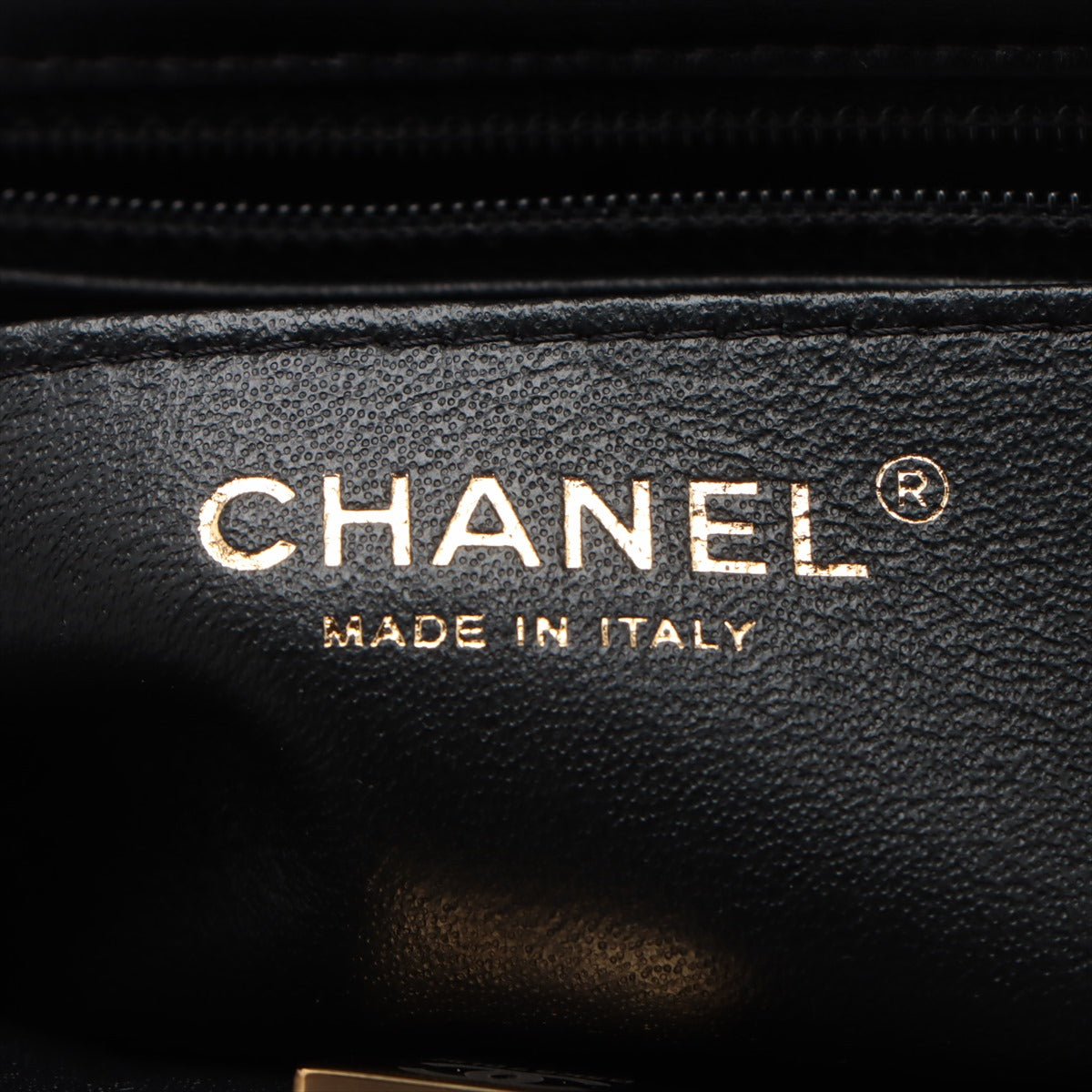 Chanel Minimatrasse 17  Single Chain Single Chain Bag Black Silver  A35200