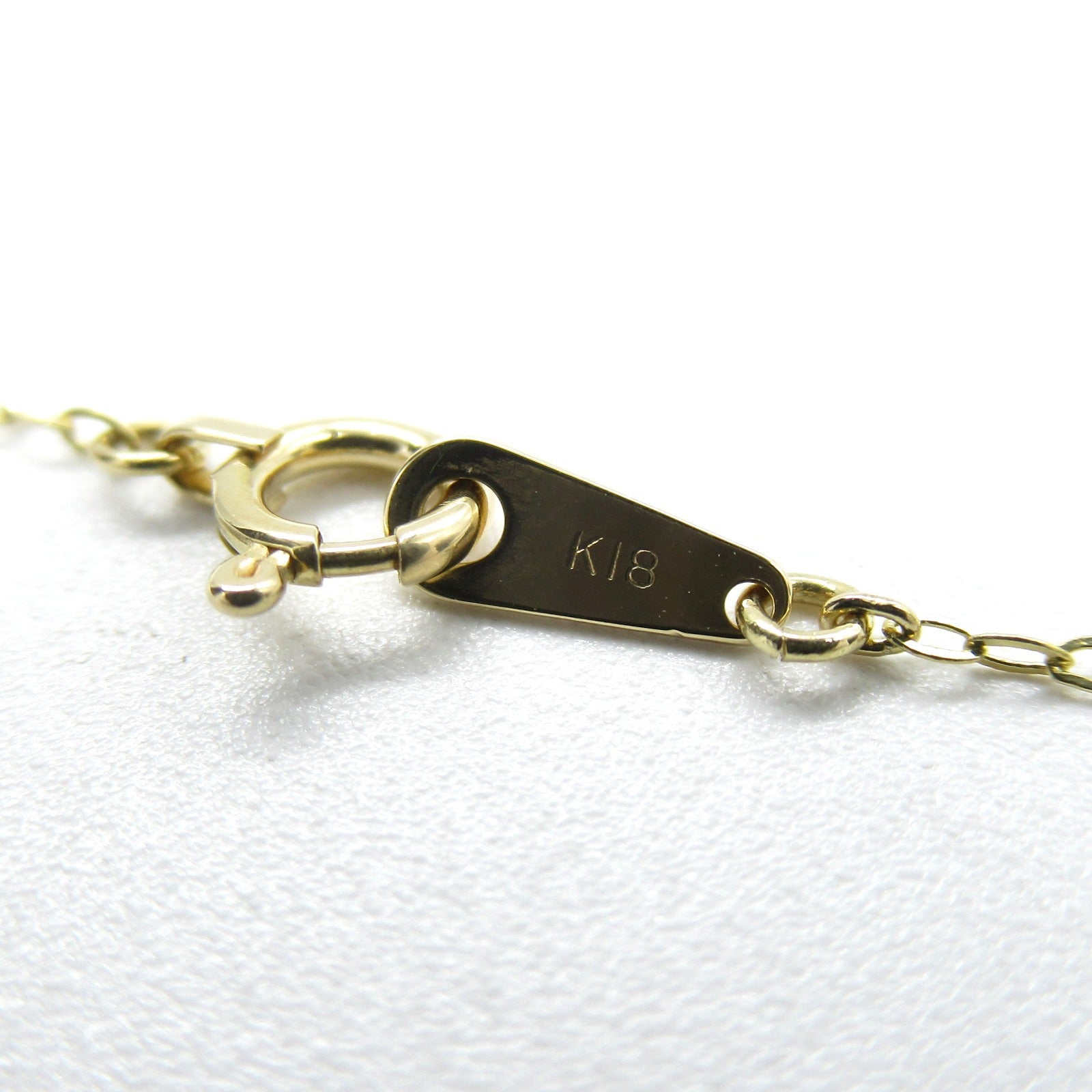 Acker AHKAH Heart Motif Necklace Collar Jewelry K18 (Yellow G)  Gold  【Handy】 HANDY