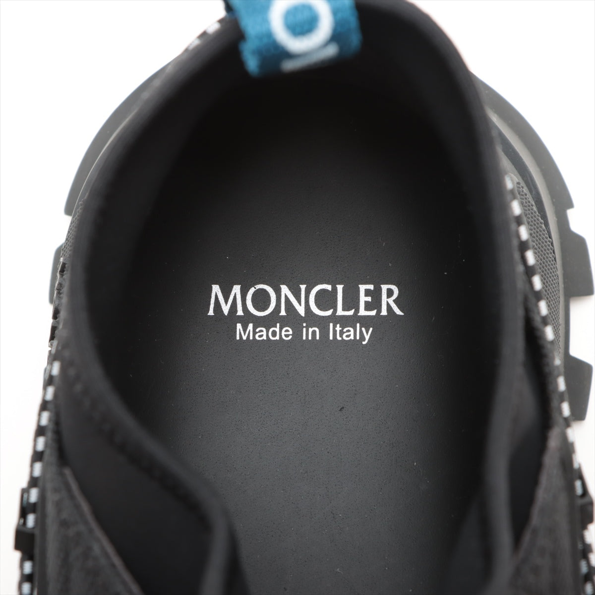 Moncler Leather X Fabric Trainers 42  Black Boulderise