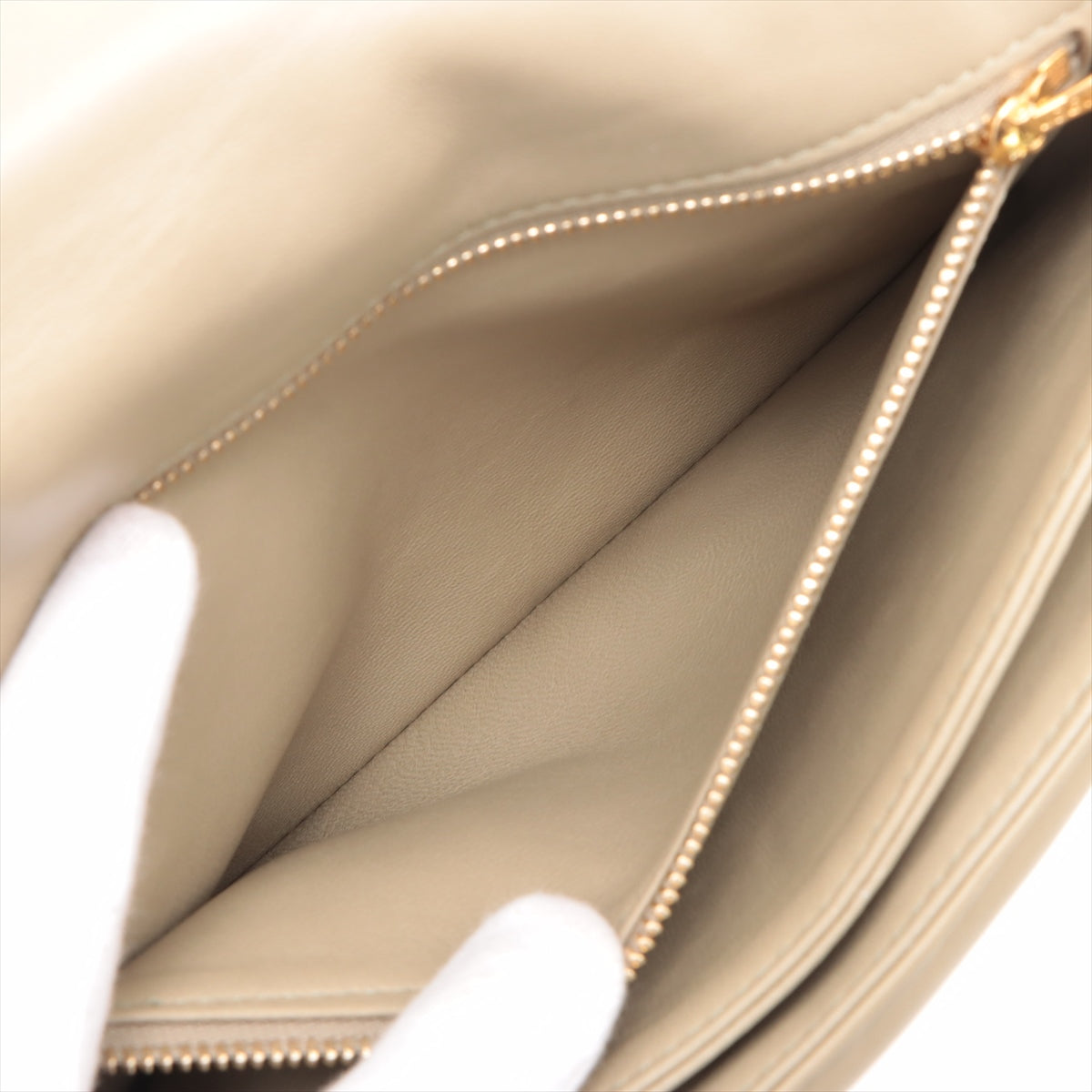 Loewe Pear Leather Chain Shoulder Bag Green