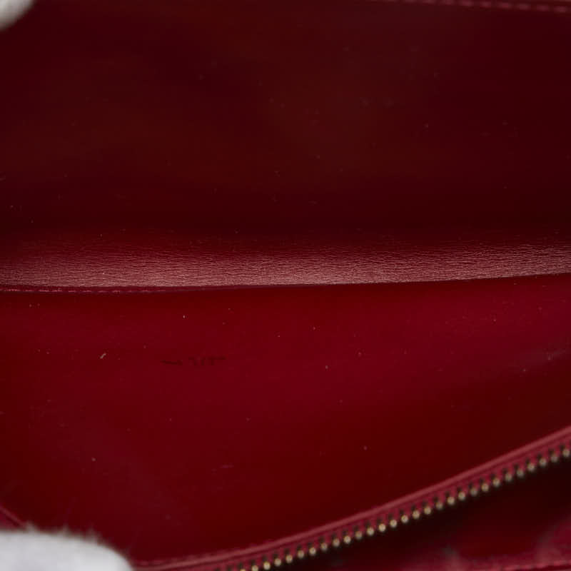 Louis Vuitton Monogram Vernis Portefolio Sarah Long Wallet M93530 Pochette Dam Rule Red Patent Leather  Louis Vuitton