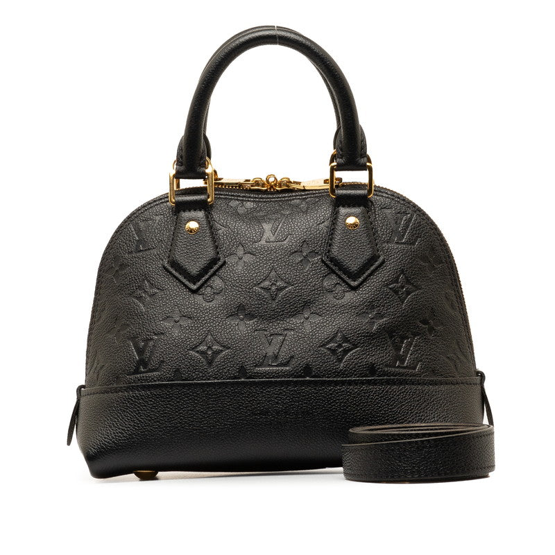 Louis Vuitton Monogram Amplant Neo-Alma BB Handbag Shoulder Bag 2WAY M44829 Noir Black  Leather  Louis Vuitton