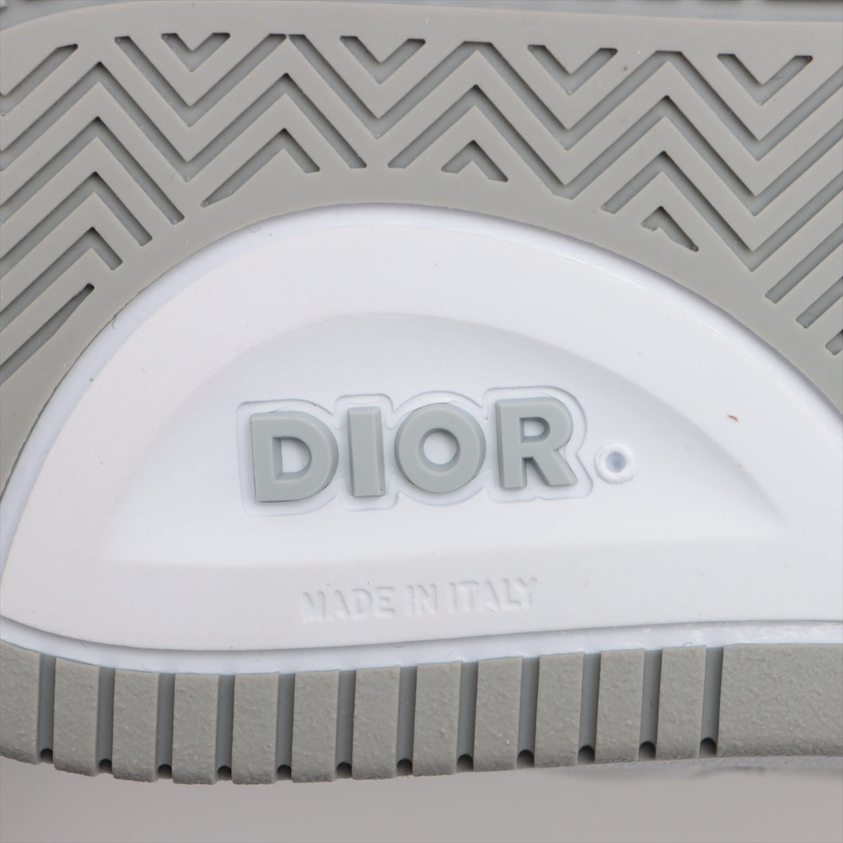 Dior Oblique Canvas  Leather High-Cut Sneaker 40 Men White FA0521