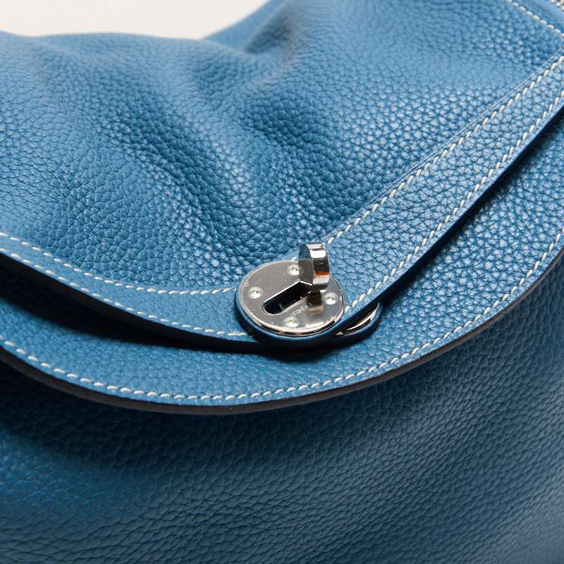 HERMES Lindy 34 Shoulder Bag  Clemence Blue Jean Blue Jean (Silver G) Shoulder Bag Mini Shoulder Bag  Shoulder Bag Ladies Shoulder Bag  Ship