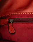 Loewe Anagram Tote Red Orange Leather