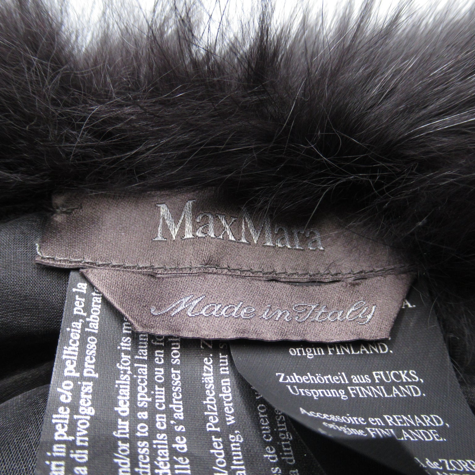 Maxmara MAX MARA Fox  Stool Fox  Black