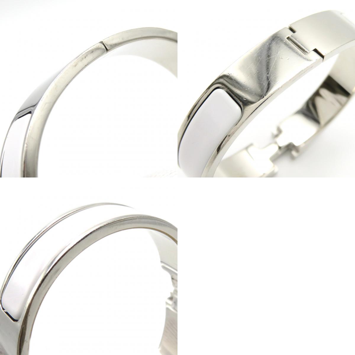 Hermes Hermes   PM Bangle Accessoires Plated  White/Silver