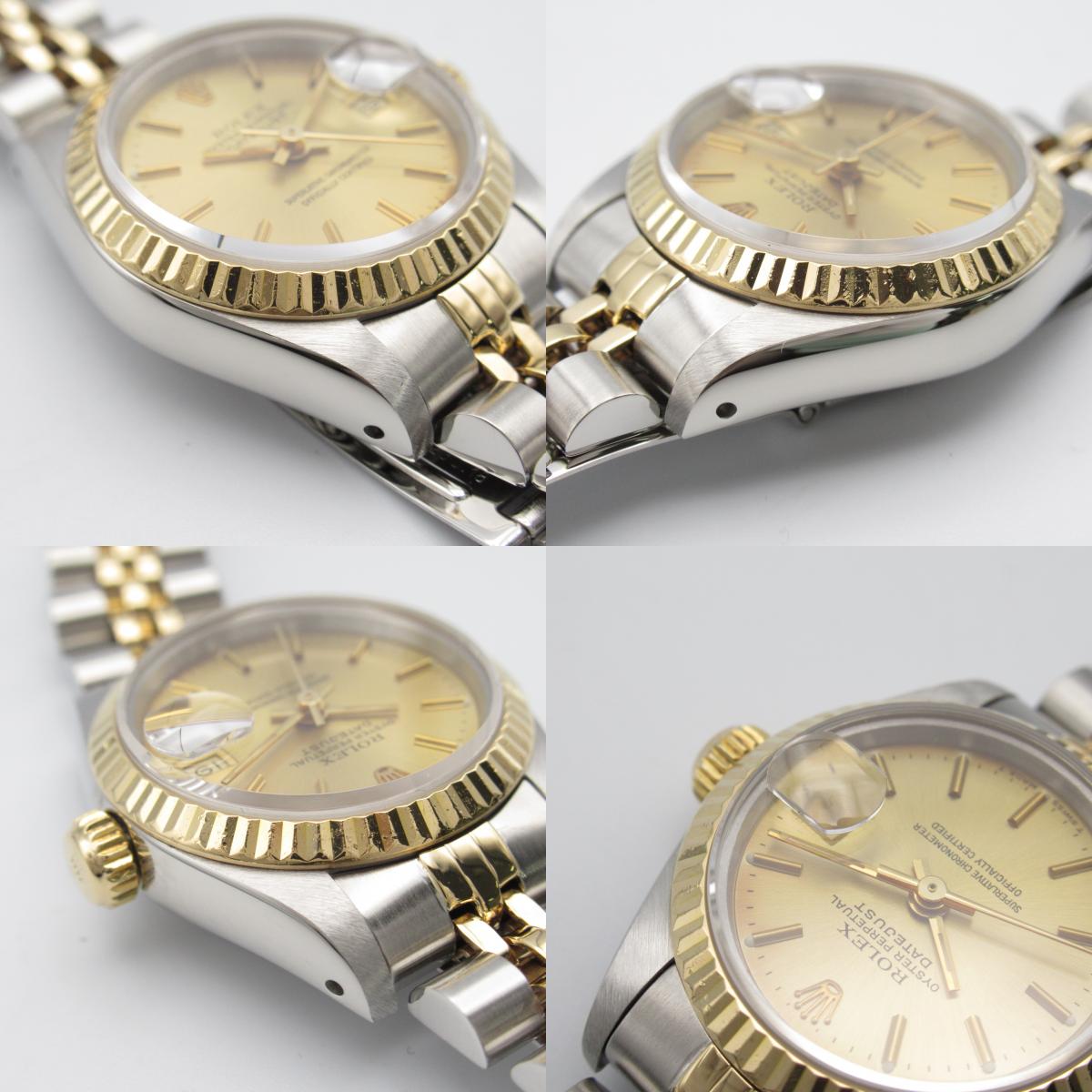 Rolex Rolex Datejust Watch K18 (Yellow G) Stainless Steel  Gold  CH/BA 69173