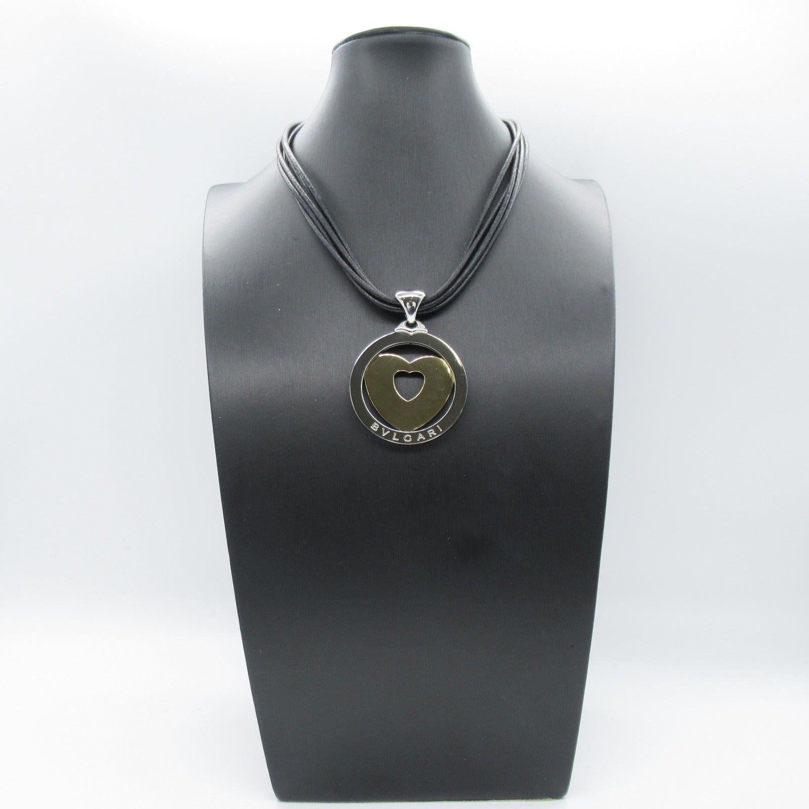 Bulgari BVLGARI Tonheart  necklace necklace jewelry K18 (yellow g) stainless steel men ladies gold / silver collar