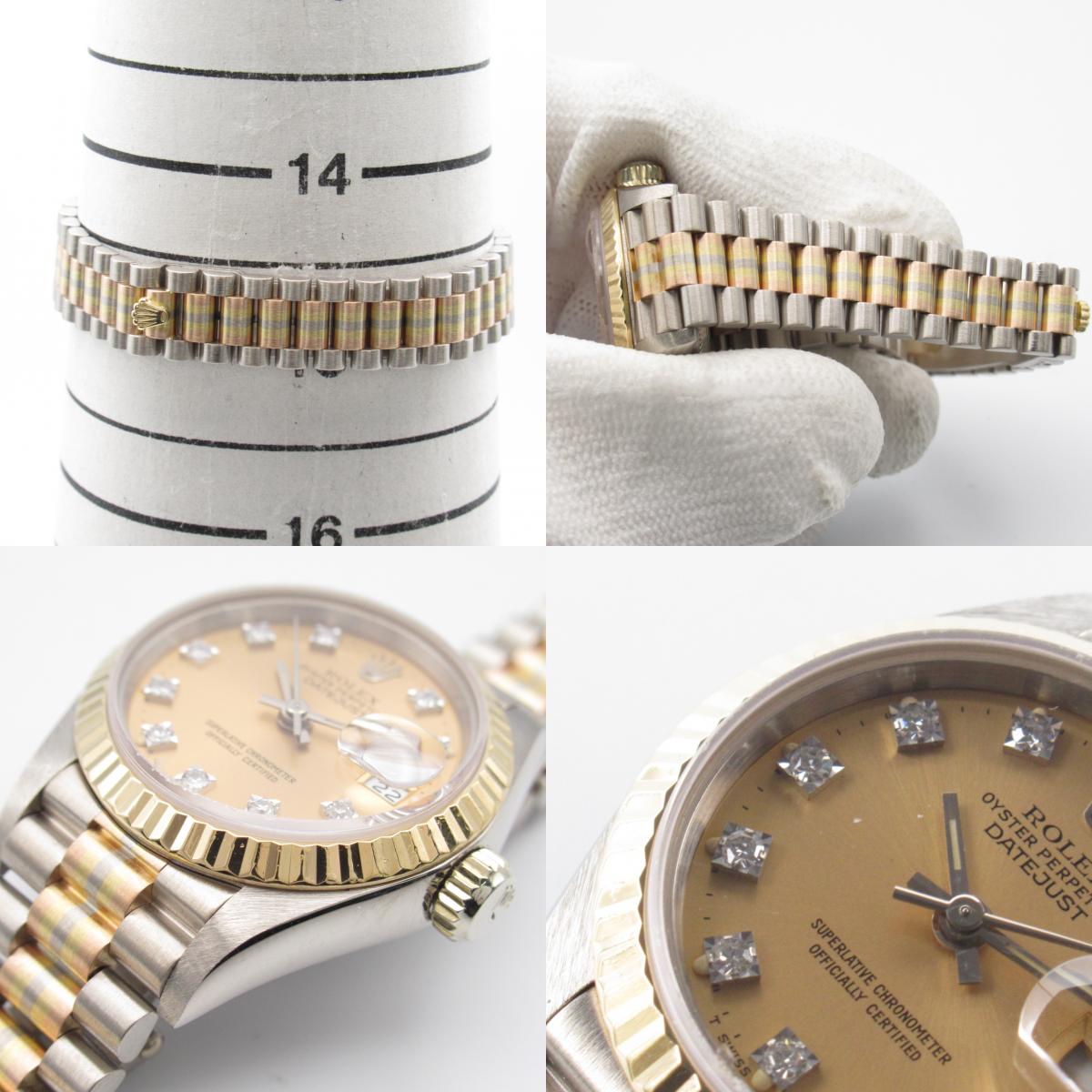 Rolex Rolex Datejust 10P Diamond Nonene. 9 Armband Watch K18WG (White G) Triple G  Gold  CH/QP/Tridore 69179G BIC