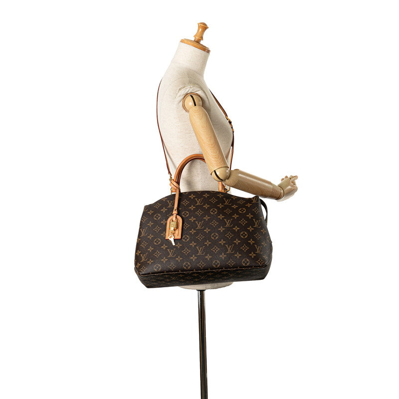 Louis Vuitton Monogram Grand Paré MM Handbag 2WAY M45898 Brown PVC Leather  Louis Vuitton