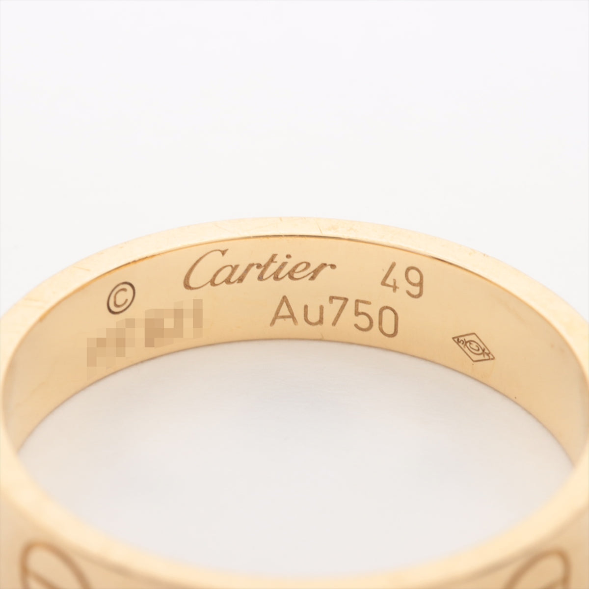 Cartier Mini Ring 750 (YG) 3.0g 49 E