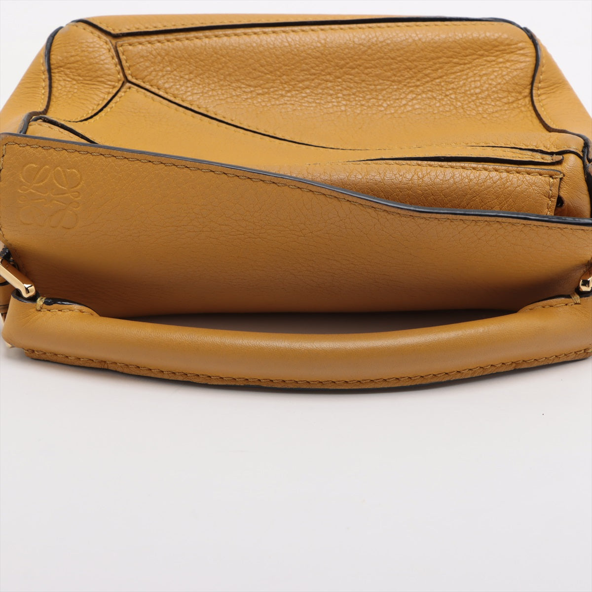 Loewe Mini Puzzle Bag 2WAY Handbag Yellow