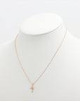 Agat diamond necklace K10 (PG) 1.2g 0.026 E
